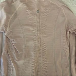 baby pink lululemon swifty tech